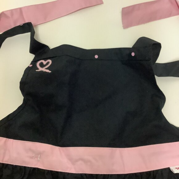 American Girl Grace's Black Apron for Girls Matching Child Size 6 XS New Retired - Picture 8 of 11